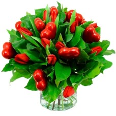 Valentine love tulips (Large (L))